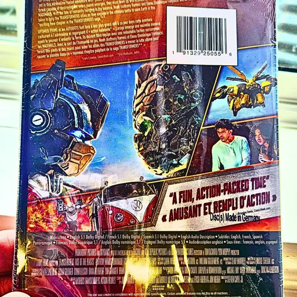Transformers Rise of the Beasts DVD (2023) Brand New Sealed Action Movie - Picture 2 of 2